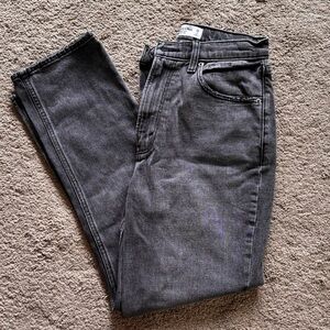 Abercrombie Curve Love The Ankle Straight Ultra High Rise Jeans